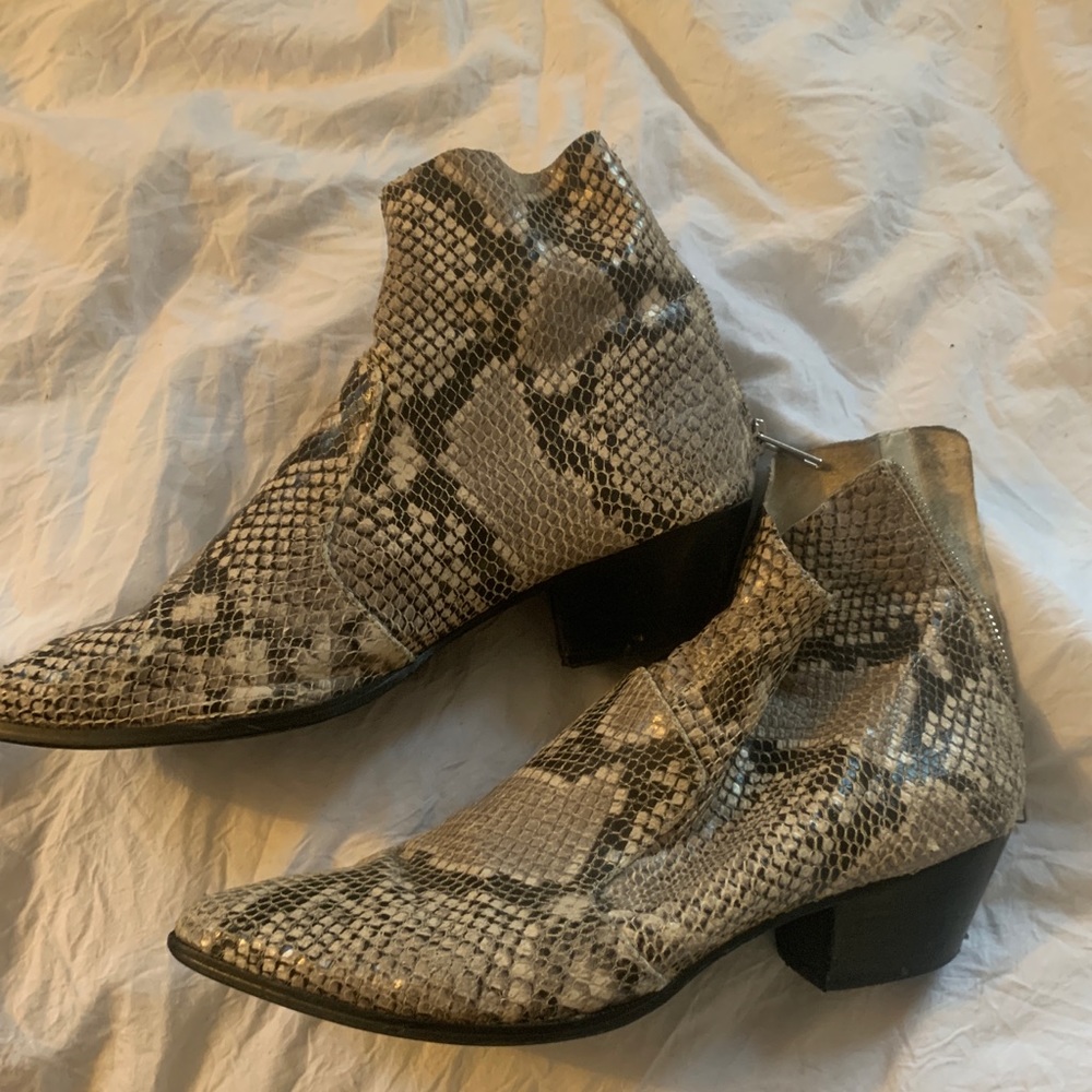 Steve Madden Snakeskin Booties - image 3